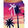 thumbnail image 3 of ORQ Men Summer Pocket Print Loose Casual Sport Shorts, 3 of 6