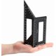 thumbnail image 4 of 2 Saddle Layout Square Gauge For Woodworking, 45/45 Degree - 90/45 Degree Square Layout Miter Angle Measuring T Ruler, Aluminum Alloy 3d Miter Scriber, 4 of 4