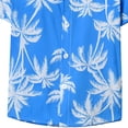 thumbnail image 5 of Coerni Boys Hawaiian Shirt Short Sleeve Button Down Shirts Toddler Lapel Top Kids Baby Summer Casual Tropical Beach Clothes, 5 of 5