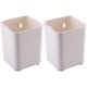 thumbnail image 1 of 2Pcs Wall Mounted Pen Holder Desktop Pencil Case Plastic Makeup Brush Holder Pen Container, 1 of 4