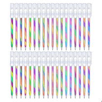 36 Pcs Rainbow Gel Pens Color Changing Glitter Neon for Adult Coloring Book