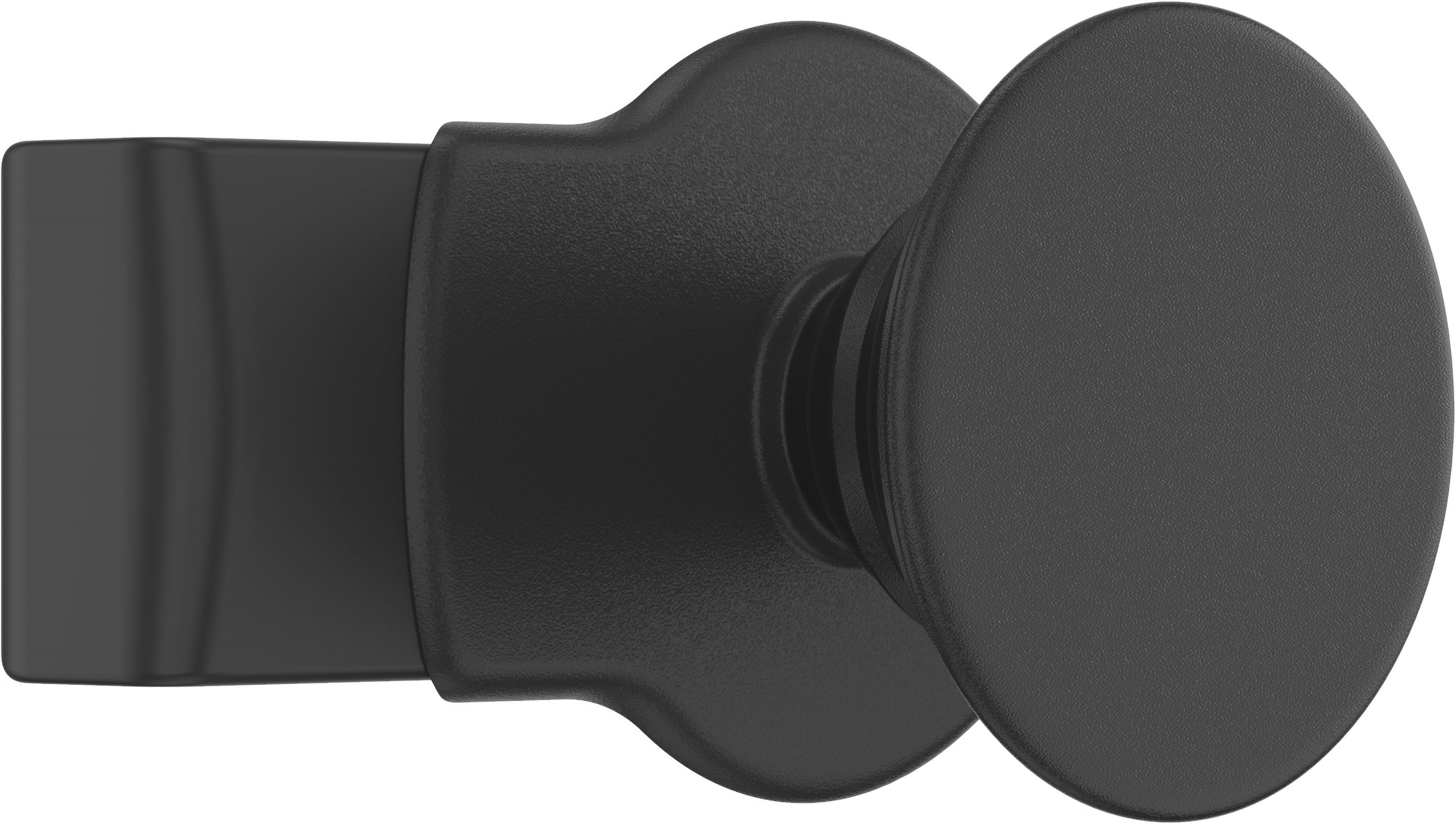 Popsockets Slide Stretch Adjustable Cell Phone Grip and Stand with Swappable Top, Black