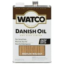 2 Pack, Medium Walnut, Watco Danish Oil - 65931, Gallon