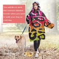 thumbnail image 4 of Colorful and Black Of Leopard Print Wearable Oversized Blanket,Wearable Blanket Hoodie for Adults,Cozy Hooded Blankets with Super Pockets,Super Warm Fuzzy Pullover for Women & Men, 4 of 6