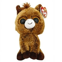 Ty Beanie Boos-HARRIET The Brown Horse (Glitter Eyes)(Regular Size 6" Plush)(BONUS 1 FUN CHOPS)