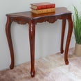 thumbnail image 2 of Mesa de pared International Caravan tallada con cuatro patas festoneadas, 2 of 3