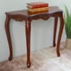 thumbnail image 2 of Mesa de pared International Caravan tallada con cuatro patas festoneadas, 2 of 3