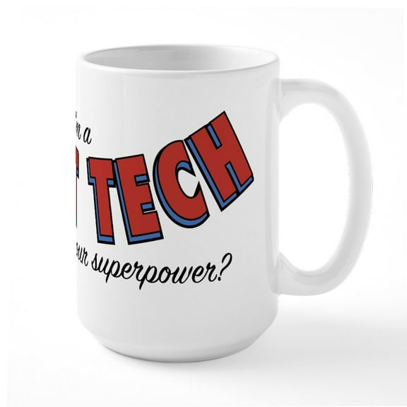 CafePress - I'm A Vet Tech What's You - 15 oz Ceramic Large White Novelty Mug