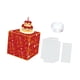 thumbnail image 1 of Cajón de dinero para cumpleaños, porta dinero para regalo con tarjeta extraíble, alcancía para cumpleaños para regalo, para esposa, novio, niños, papá Rojo, 1 of 8