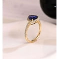 thumbnail image 3 of Jewelerix 14K Plated Yellow/Rose Gold Moissanite Diamond Engagement Ring 1.50 CT Heart Cut Ring Antique Wedding Promise Ring, 3 of 5