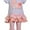 Peach/Gray, variant on Bonnie Jean Easter Baby Girls' Appliqued Skirt Dress and Legging Set (4T, Aqua)