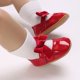 thumbnail image 3 of 0-18 Meses De Edad Rojo Festivo Mary Jane Zapatos De Bebé Con Suelas De Goma Y Antideslizante, 3 of 4