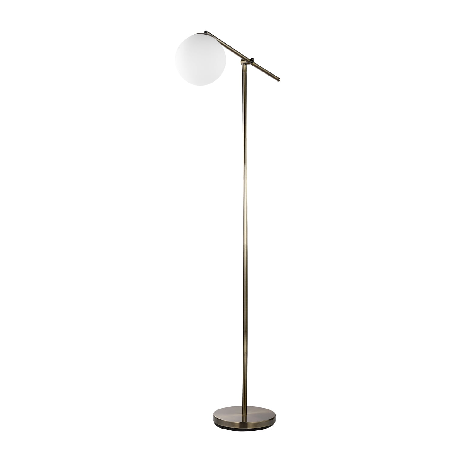 Globe Electric Portland 65 Brass Floor Lamp 12951