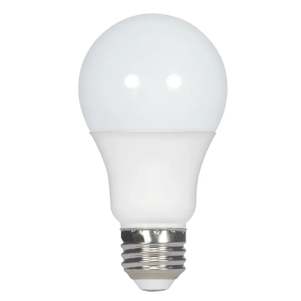 Satco S29812 11 Watt 120V A19 LED Light Bulbs 4000K High Lumen E26 Medium Base Dimmable (6 Pack)