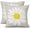 Grey Daisy, variant on Daisy Flower Blue Lumbar Pillow Covers 12x20 Inch White Petal Floral Bloom Decorative Pillow Cases Spring Summer Seasonal Cushion Covers Farmhouse Home Decor for Porch Couch Outdoor Set of 2