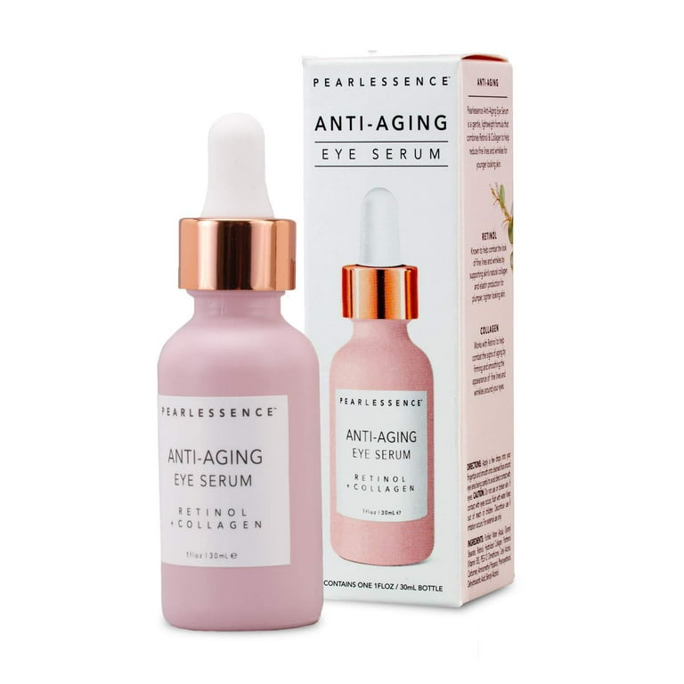 Pearlessence Anti Aging Eye Serum Retinol Collagen 1 oz