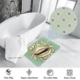 thumbnail image 3 of Tooth Polyester Indoor/Door/Bath Rugs: Non-Slip, Machine Washable Mats, 3 of 6