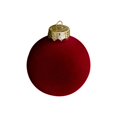 thumbnail image 2 of Christmas Ornaments, 6 PCS 3.15 Inch Large Velvet Christmas Balls - Christmas Tree Decoration Baubles Ornaments Shatterproof Hanging Balls for Birthday Halloween Holiday Wedding Decorations, 2 of 6