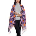thumbnail image 2 of Gaeub Halloween Black Cats Print Tassel Scarf,Wraps Scarves for Women,Winter Scarf,Cold Weather Shawls,Ideal for Travel, 2 of 8