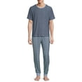 thumbnail image 6 of ANDE Men's Short Sleeve Top & Jogger Sleepwear Sets, Sizes S-2XL, Mens Pajamas, 6 of 6