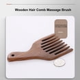 thumbnail image 2 of Peine de madera para el cabello, cepillo de masaje, peine para masaje del cuero cabelludo, peine para barba TFixol peine de masaje, 2 of 7