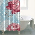 thumbnail image 3 of Waterproof Pioneer Shower Curtain 36x72 Inch Polyester Unique Colorful Floral Shower Curtain for Bathroom Hotel Home Decor with 7 Plastic Hooks, 3 of 3