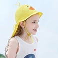 thumbnail image 6 of Toddler Sun Hat Sun Protection Kids Bucket Hat Toddler Beach Hats for Boys Girls Swim Cap,breathable,lightweight,soft L, 6 of 6