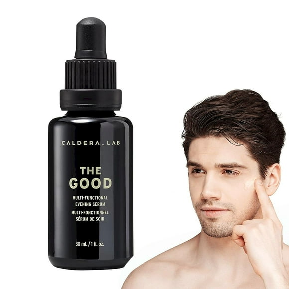 Men’s Facial Serum Caldera Lab The Good Men's Organic Moisturizing Face Serum for Dry, Sensitive, & Normal Skin Vegan, Natural & Antioxidant Packed Skincare Facial Oil All Skin Types