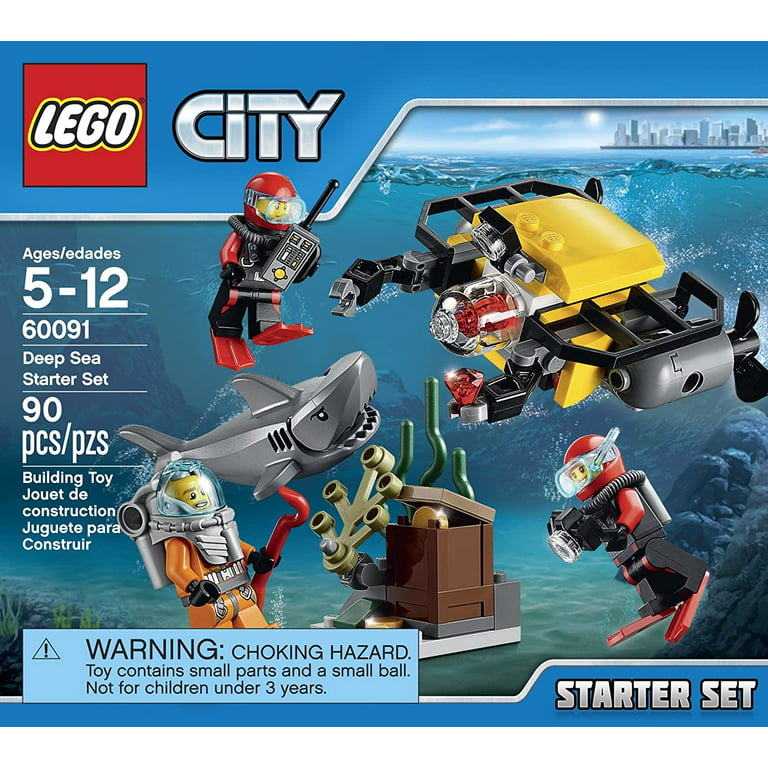 underskud butiksindehaveren band LEGO City Deep Sea Explorers Deep Sea Starter Set, 60091 - Walmart.com