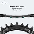 thumbnail image 6 of DJC Bike Round Chainring 6mm 3mm Offset Direct Mount for Sram GXP XX1 Eagle X01 X1 X0 X9 30T 32T 34T 36T 38T, 6 of 9