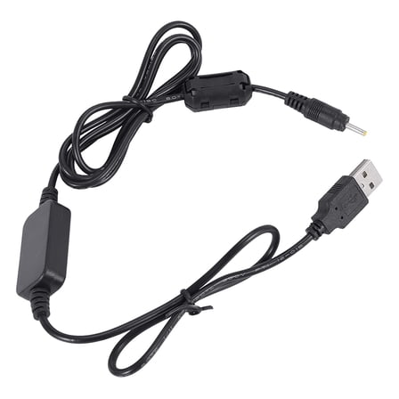 1x USB power adapter cable-Black