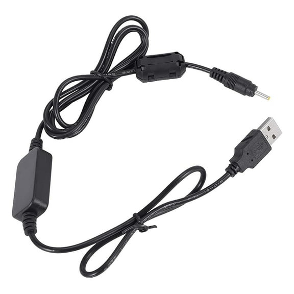 1x USB power adapter cable-Black