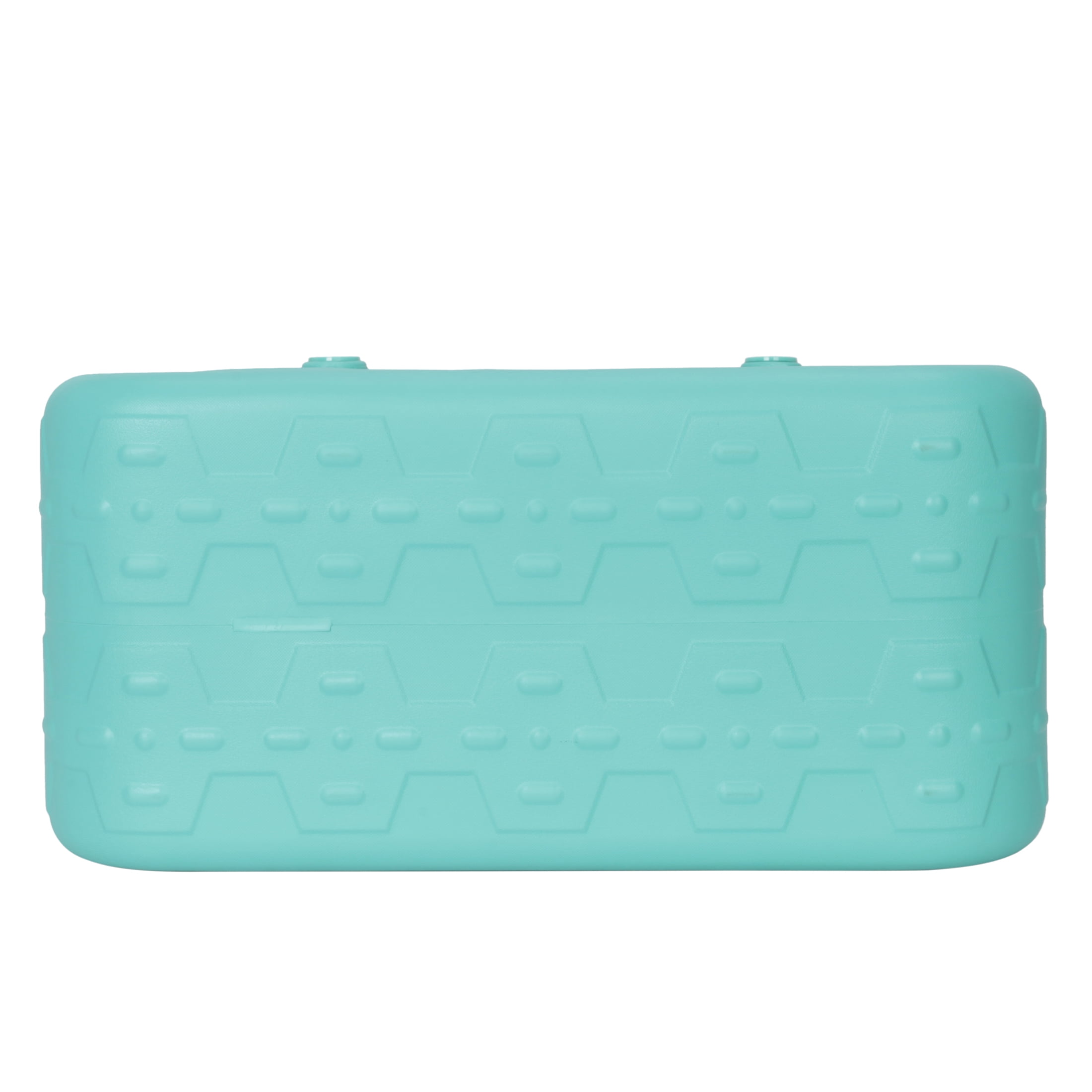 Mainstays Large All Purpose Flex Laundry Tote, Teal – Waterproof & Washable – 18" W x 8.75" D x 13" H