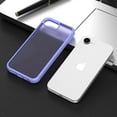 thumbnail image 4 of For iPhone 16e Phone Case,Translucent Frosted Skin Feel Anti-Scratch Hard PC Back Soft TPU Edge,Shockproof Bumper Protective Ultra Slim Thin Fit Rugged Phone Case Cover,Purple, 4 of 6