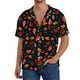 thumbnail image 1 of Fotbe BBQ Camisa Estampada de Manga Corta para Hombre, Casual de Verano, Estilo Playero, Sin Arrugas-X-Large, 1 of 5