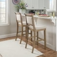 thumbnail image 3 of Linon Emmy 30 In Natural Bar Stool, 3 of 10