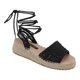 thumbnail image 1 of Sandalias con plataforma Onne en Textil – Negro, 1 of 3
