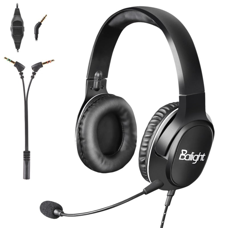 gaming headset with mic for xbox one ps4 pc nintendo switch tablet