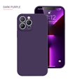 thumbnail image 1 of Funda de teléfono de silicona líquida Original para iPhone 11, 12, 13, 14 Plus Pro Max, cubierta de borde recto para iPhone 14, fundas de protección completa Fivean unisex, 1 of 2