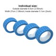 thumbnail image 3 of Wweixi 4 Pcs 1/18 Remote Control Model Car Tire Tread Pattern Replaceable Part Kit Replacement for WLtoys A949 A959 A969 A979 K929 Blue, 3 of 8