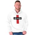 thumbnail image 5 of He Made Me Christian Jesus Christ Hoodie Sweatshirt Women Men Brisco Brands S, 5 of 6