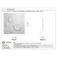 thumbnail image 2 of Ekena Millwork 11 7/8"W x 11 7/8"H Cole EnduraWall Decorative 3D Wall Panel (10-Pack for 9.79 Sq. Ft.), 2 of 12