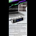 thumbnail image 3 of RGB Ambient Light with Mechanical Keycap Clock Support Timer 3 X 6 Color Lighting Effect Wifi Connect Mobile Phone PC,1 x LED DIY desktop light, 3 of 10