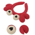 thumbnail image 3 of Unique Bargains 1 Pc Cute Classic Plush Animal Headbands for Women 7.87"x8.66"x0.75" Red, 3 of 3