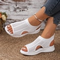 thumbnail image 6 of YOUYEDIAN Orthopedic Sandals for Women Beach Open Toe Arch Support Shoes Summer Comfy Slip on Non Slip Casual Slippers, 6 of 7