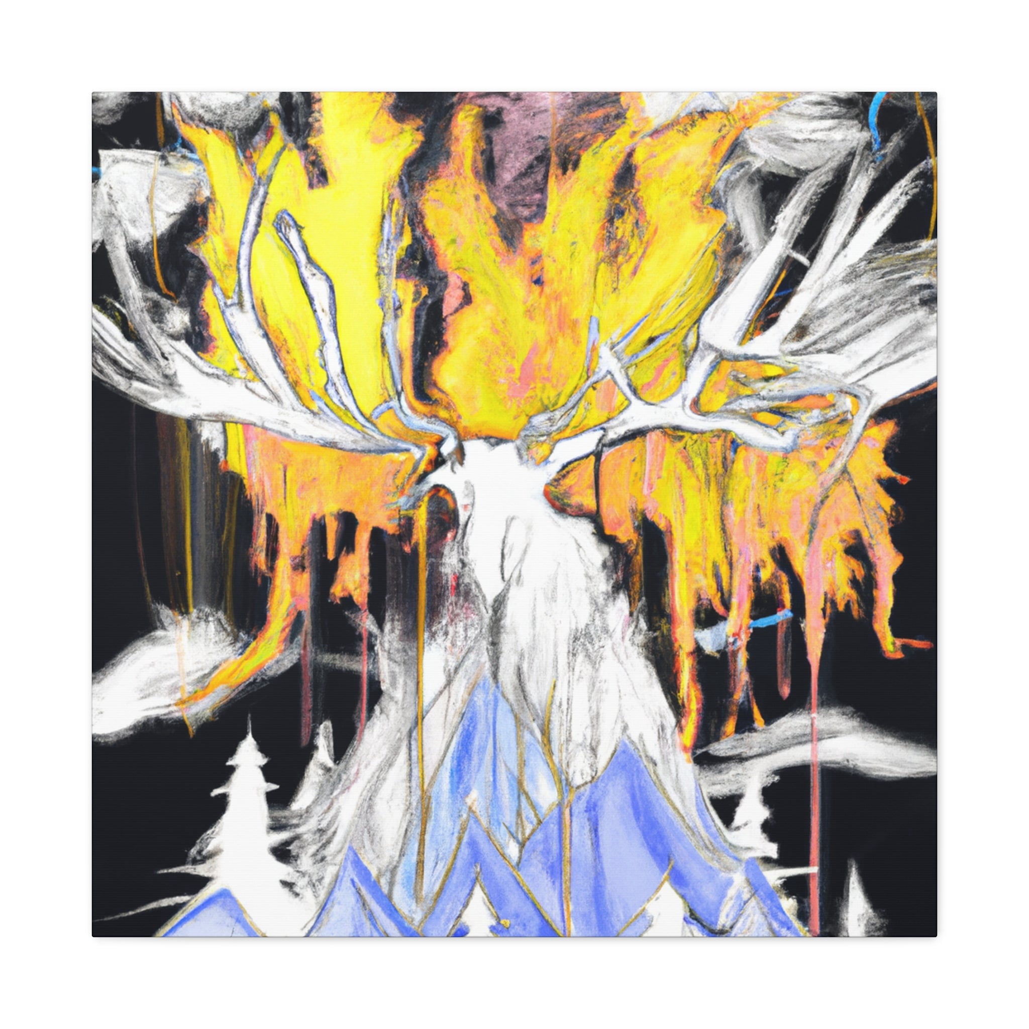 Majestic Elk Mural - Canvas