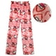 thumbnail image 1 of Lindos pantalones de pijama de dibujos animados para mujer, pantalones de pijama de felpa, pantalones de pijama de Navidad de Halloween, pantalones de dormir de anime Kawaii, pijamas de Navidad,White, 1 of 12