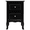 Black | 1 Pack, variant on GZXS Nightstands Set of 2, Bedside Table with 2 Storage Drawers, End Table for Closet, Bedroom, Living Room, White