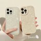 thumbnail image 3 of Funda para iPhone 13 Pro Max para mujeres y niñas, con purpurina nacarada y diseño de concha [suave, delgada, protectora completa], 3 of 5