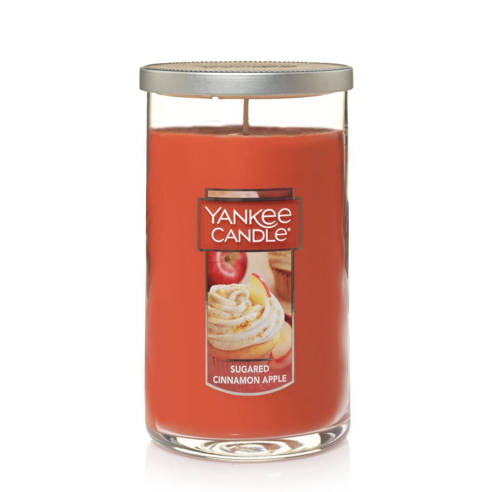Yankee Candle Medium Perfect Pillar™ Scented Candle, Sugared Cinnamon